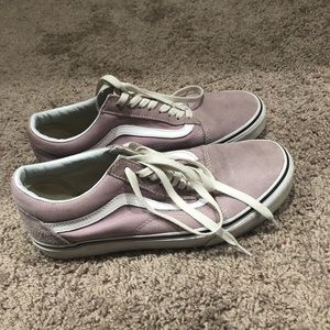 Low top pink vans